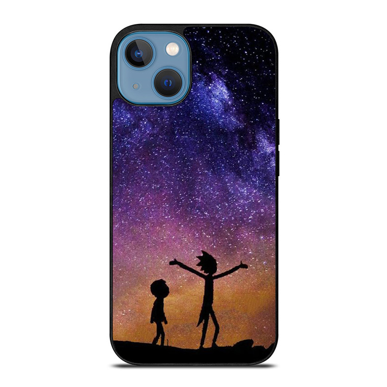 RICK AND MORTY GALAXY iPhone 13 Case Cover