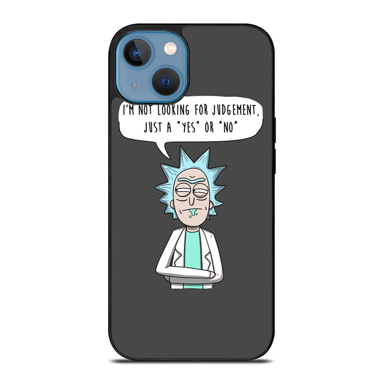 RICK AND MORTY QUOTE iPhone 13 Case Cover