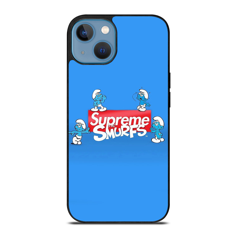 SUPREME AND THE SMURFS iPhone 13 Case Cover