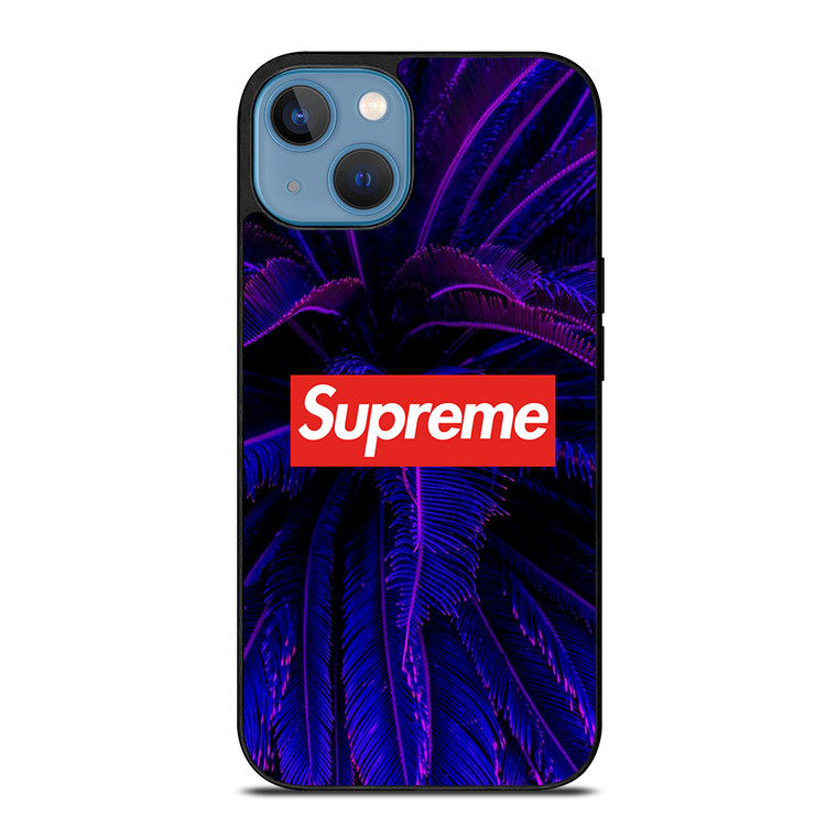 SUPREME GLOWING PALM TREE iPhone 13 Case Cover SUPREME GLOWING PALM TREE iPhone 13 Case Cover