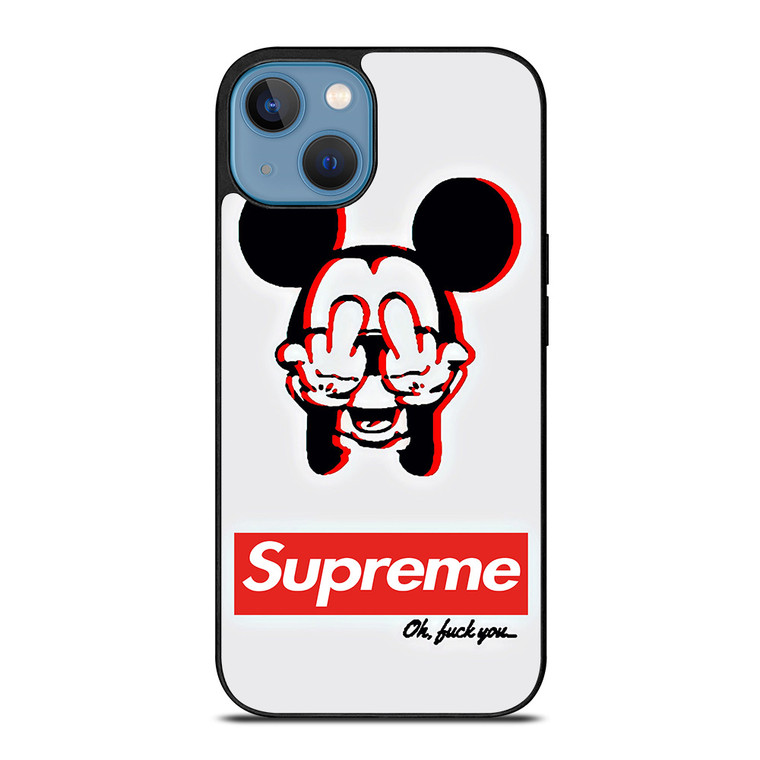 SUPREME MICKEY MOUSE FVCS iPhone 13 Case Cover