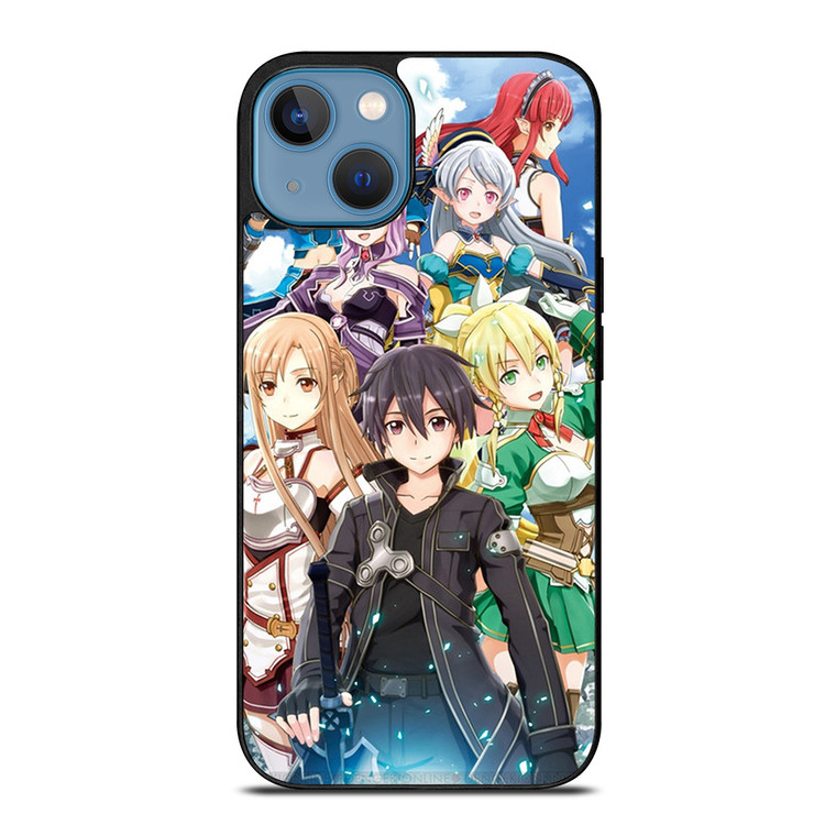 SWORD ART ONLINE CHARACTER ANIME iPhone 13 Case Cover