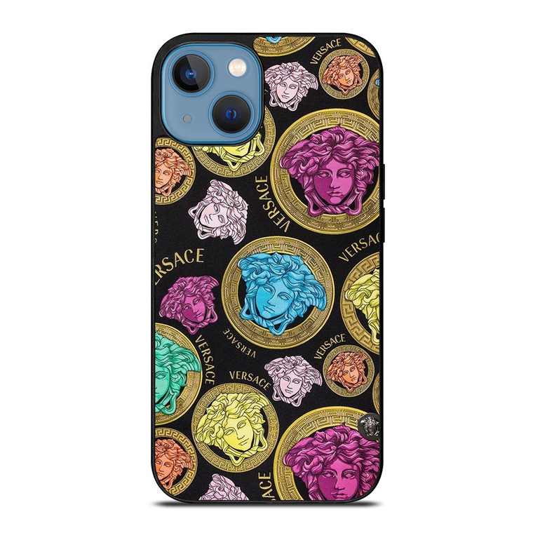 VERSACE COLORFUL LOGO iPhone 13 Case Cover