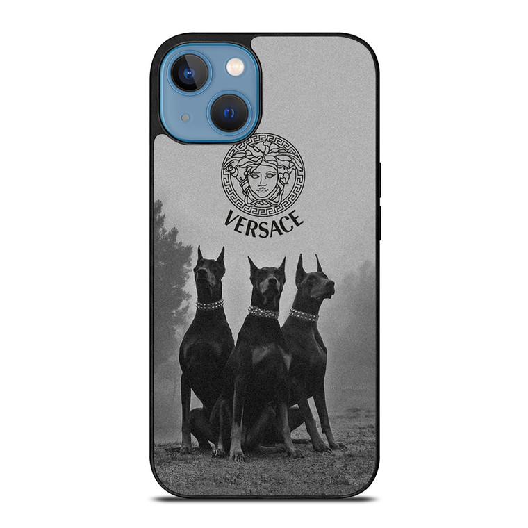 VERSACE LOGO DOBERMAN iPhone 13 Case Cover