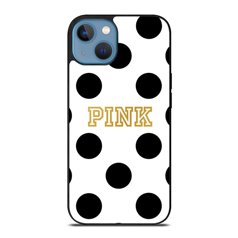 VICTORIA S SECRET PINK POLKADOTS iPhone 13 Case Cover