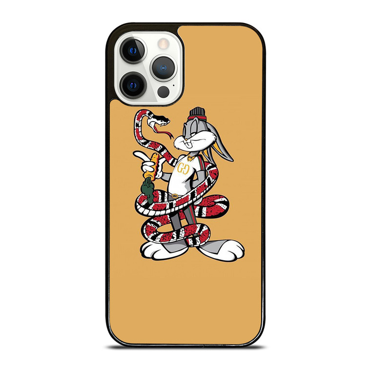 BUGS BUNNY CARTOON GUCCI SNAKE ICON iPhone 12 Pro Case Cover