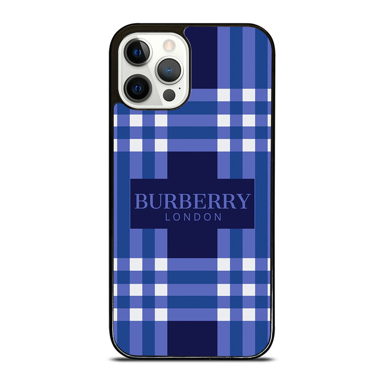 BURBERRY LONDON LOGO BLUE iPhone 12 Pro Case Cover