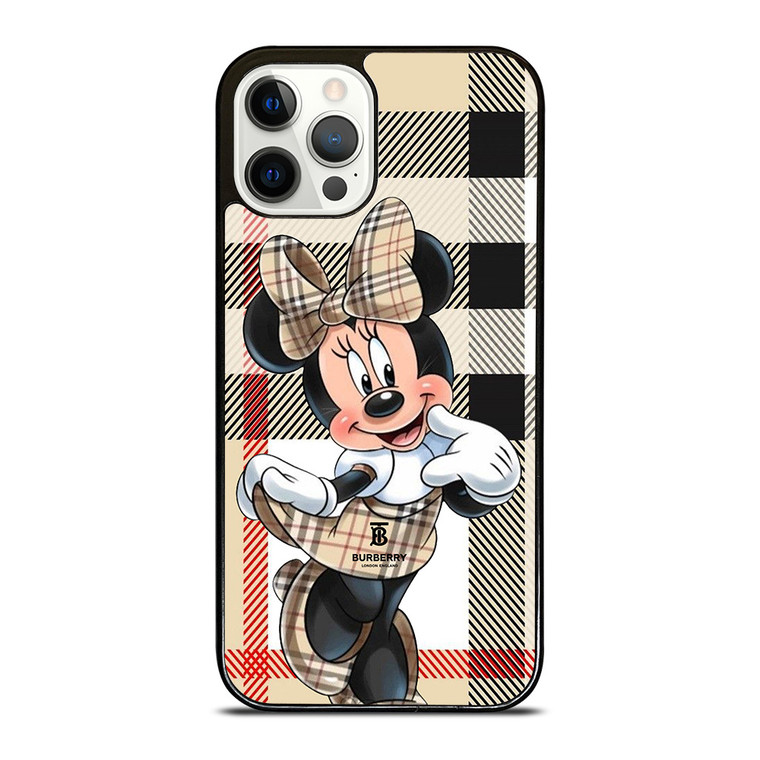 BURBERRY X MINNIE MOUSE DISNEY iPhone 12 Pro Case Cover