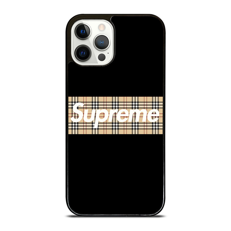BURBERRY X SUPREME 3 iPhone 12 Pro Case Cover