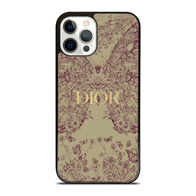 CHRISTIAN DIOR BUTTERFLY iPhone 12 Pro Case Cover