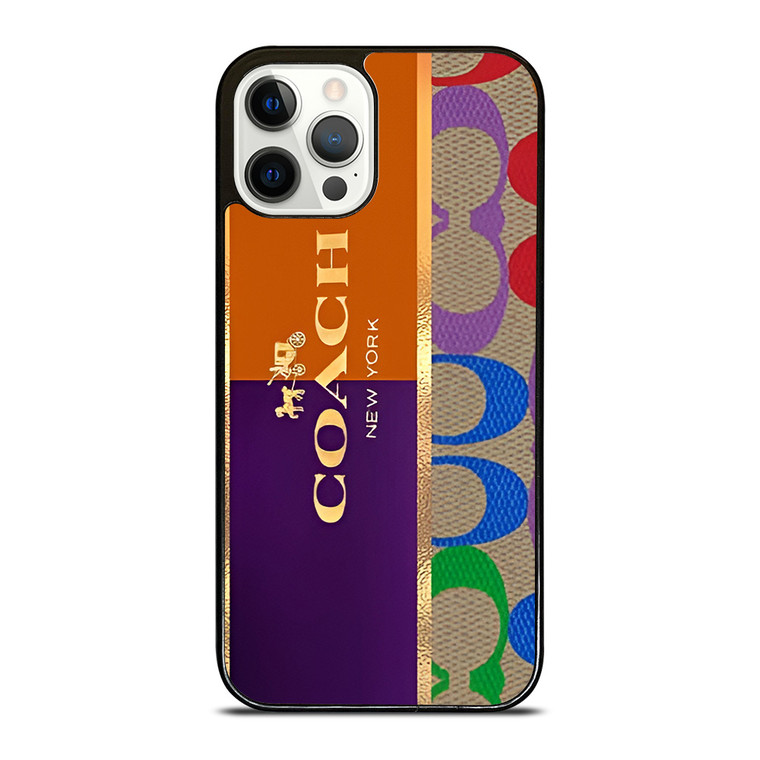 COACH NEW YORK LOGO EMBLEM iPhone 12 Pro Case Cover