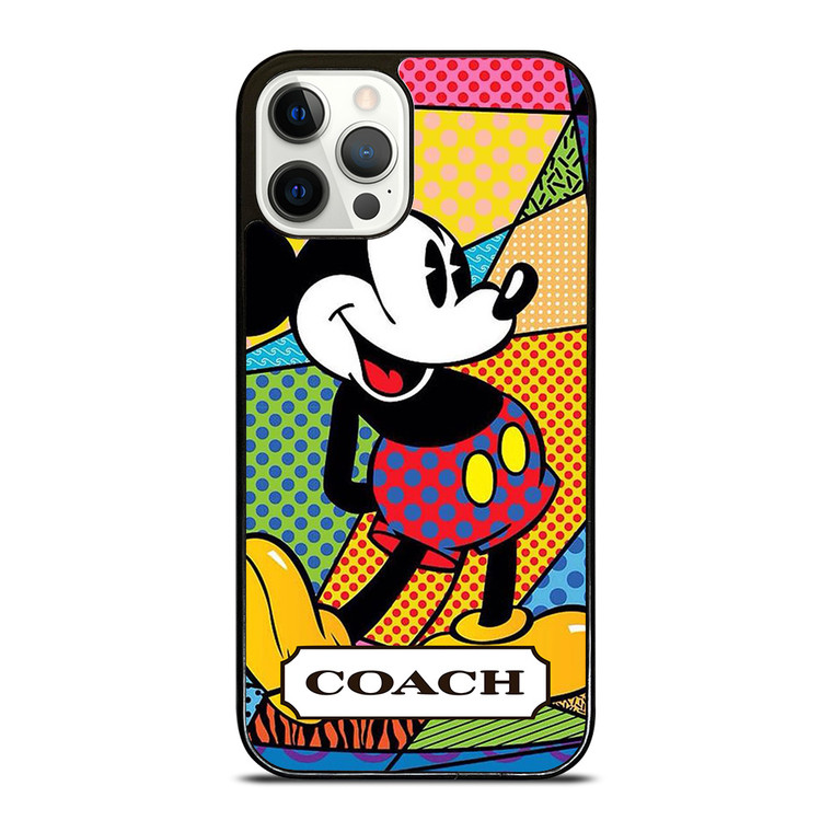 COACH NEW YORK MICKEY MOUSE ROMERO BRITTO iPhone 12 Pro Case Cover