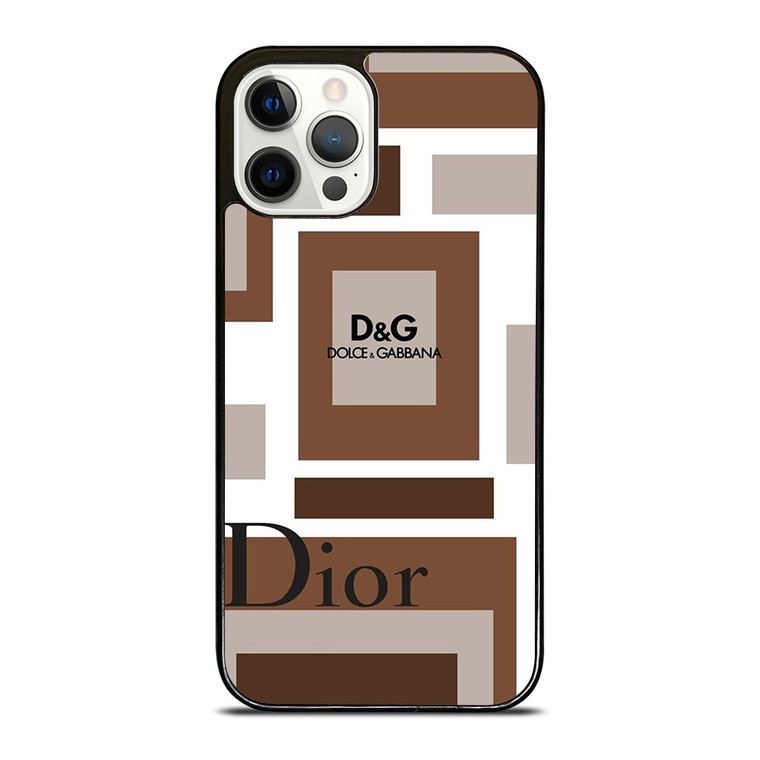D&G DOLCE AND GABBANA DIOR iPhone 12 Pro Case Cover
