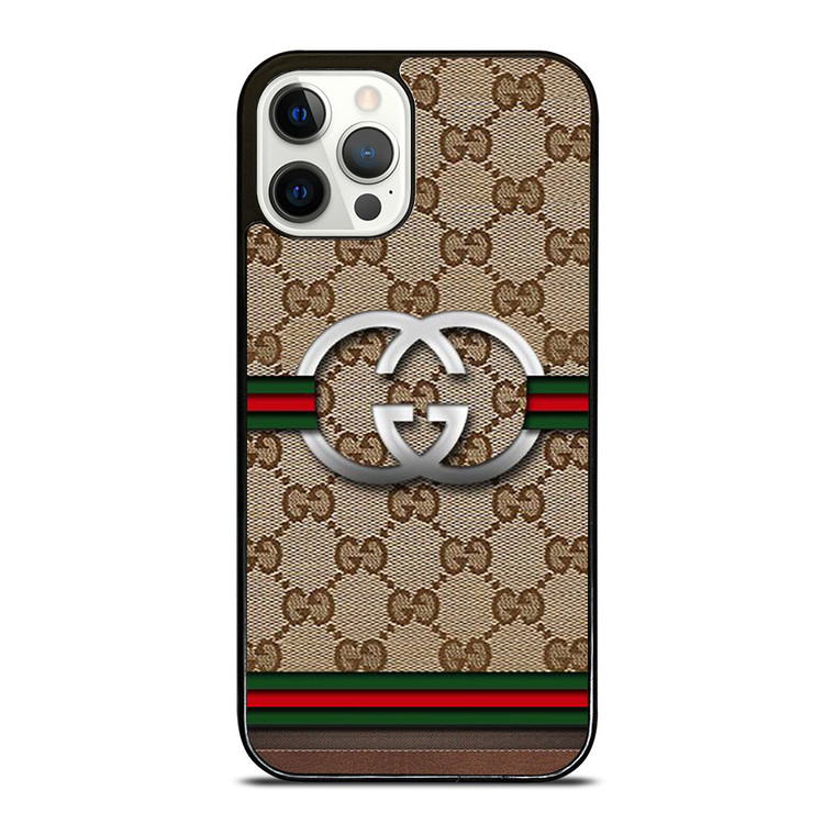 GUCCI LOGO STRIPE 2 iPhone 12 Pro Case Cover
