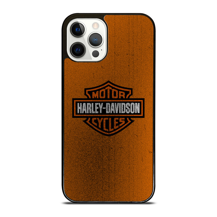 HARLEY DAVIDSON ORANGE NOISED iPhone 12 Pro Case Cover