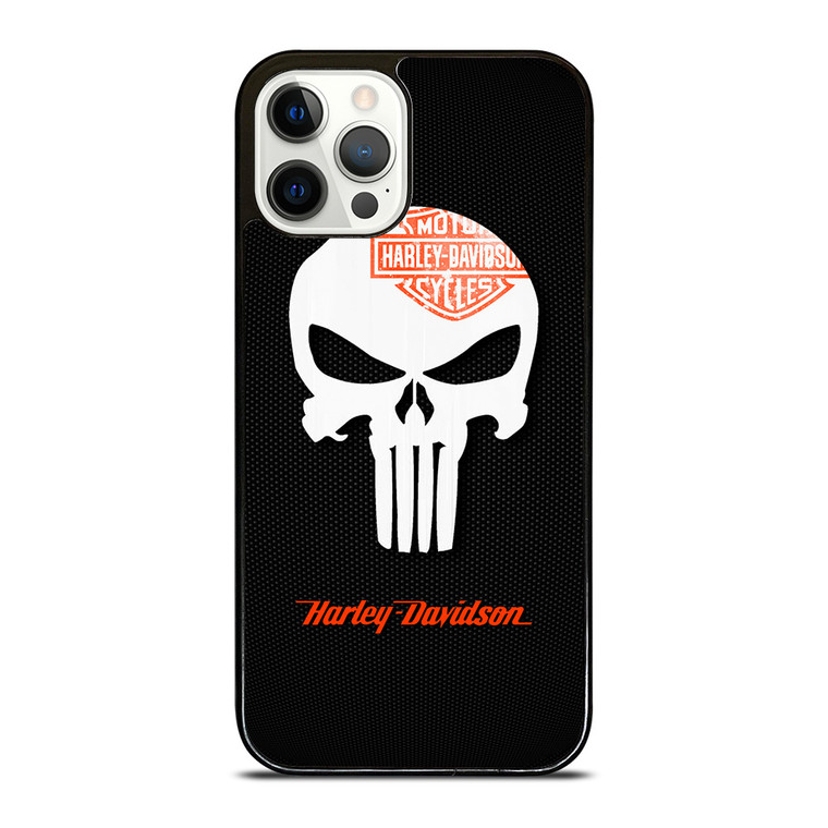 HARLEY DAVIDSON THE PUNISHER LOGO iPhone 12 Pro Case Cover