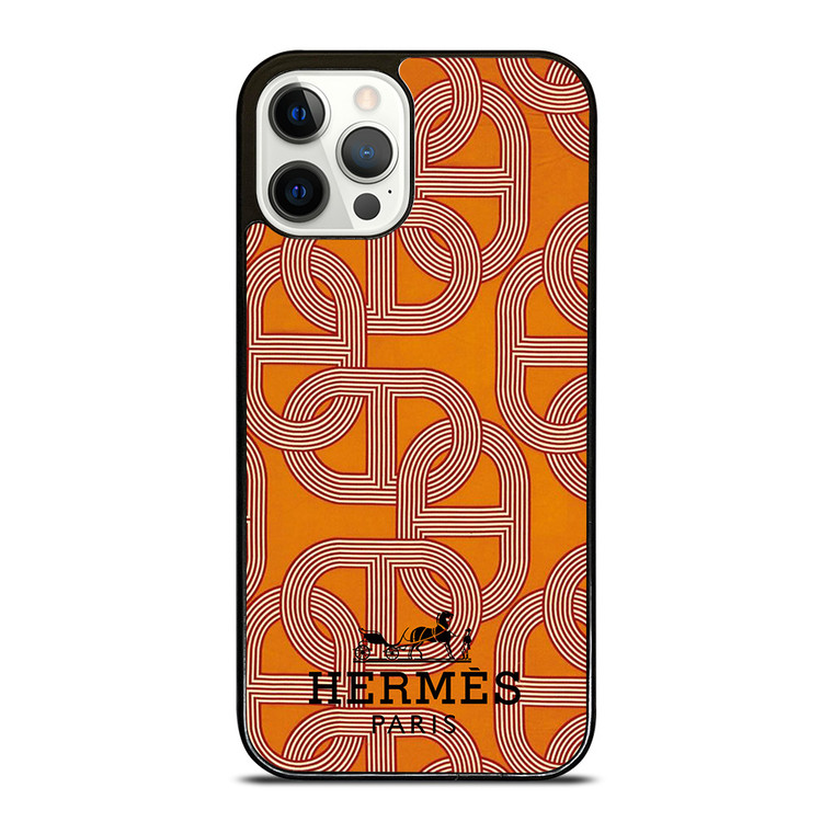 HERMES PARIS PATTERN iPhone 12 Pro Case Cover