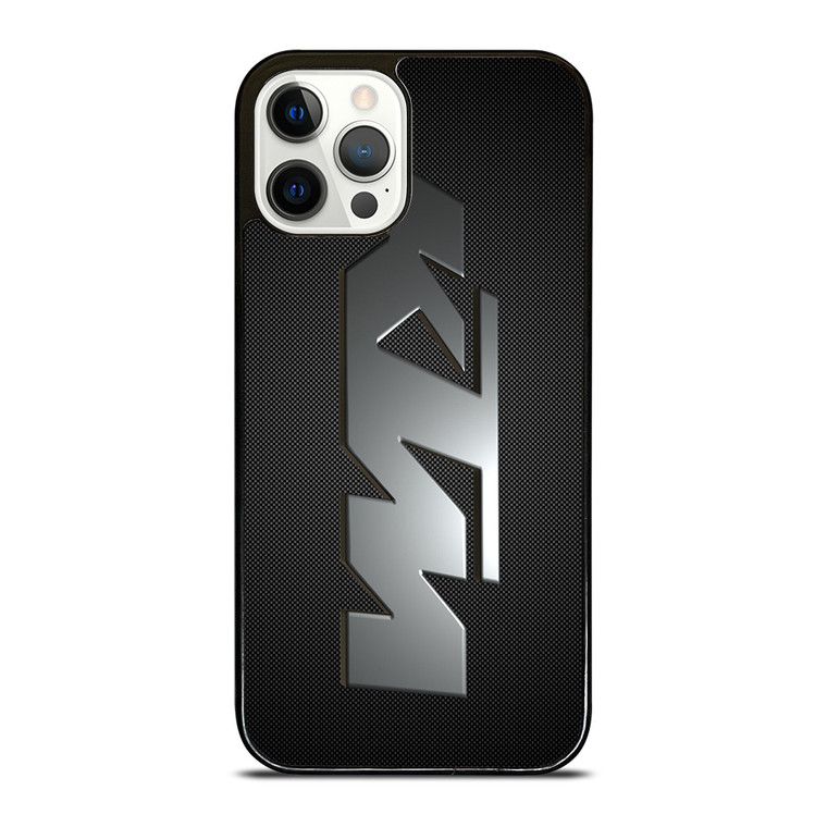 KTM CHROME LOGO CARBON iPhone 12 Pro Case Cover