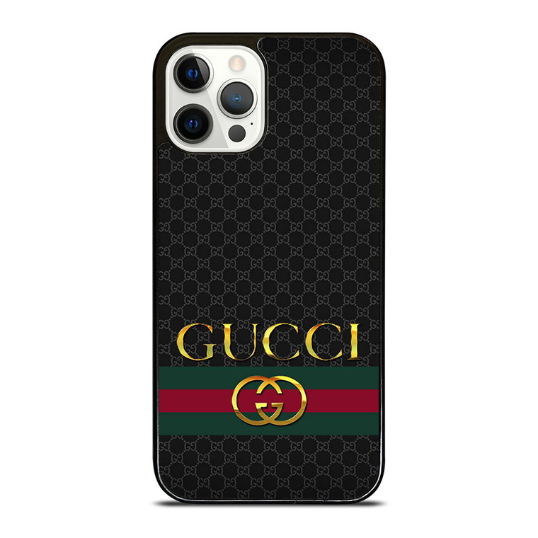 LOGO GUCCI PATTERN iPhone 12 Pro Case Cover