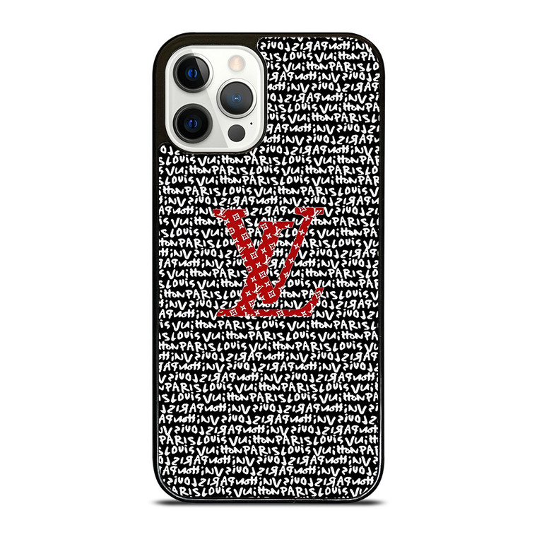 LV LOUIS VUITTON PARIS PATTERN LOGO iPhone 12 Pro Case Cover