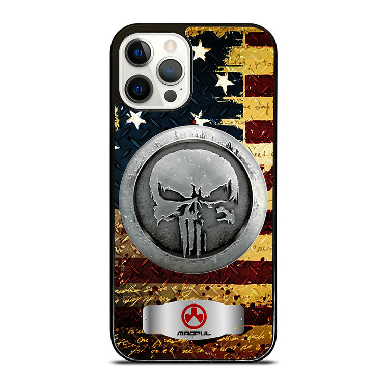 NEW MAGPUL SKULL AMERICA LOGO iPhone 12 Pro Case Cover