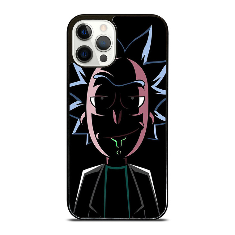RICK AND MORTY FACE CARTOON SERIES iPhone 12 Pro Case Cover