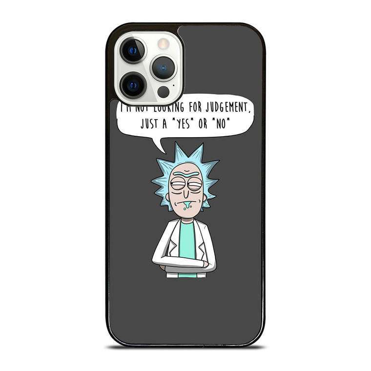RICK AND MORTY QUOTE iPhone 12 Pro Case Cover