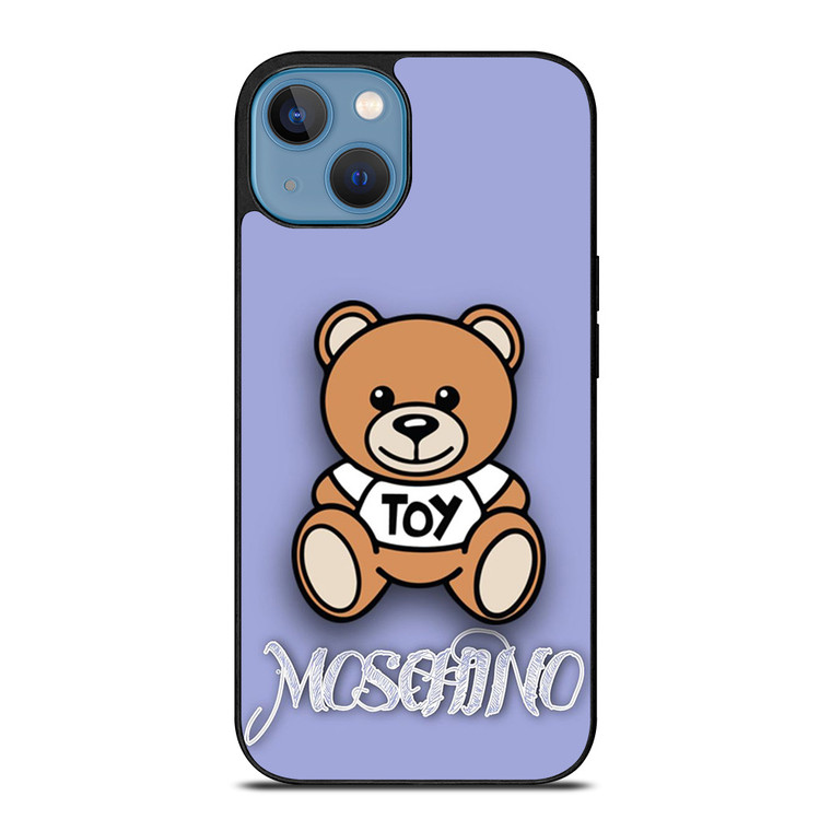 MOSCHINO TOY PURPLE iPhone 13 Case Cover MOSCHINO TOY PURPLE iPhone 13 Case Cover
