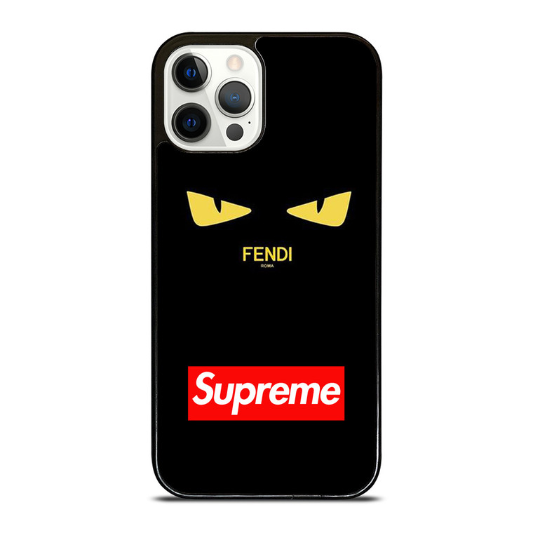 SUPREME FENDI EYES iPhone 12 Pro Case Cover