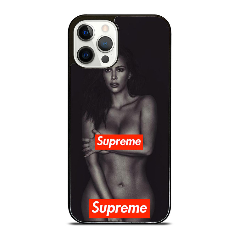 SUPREME KIM KARDASHIAN iPhone 12 Pro Case Cover