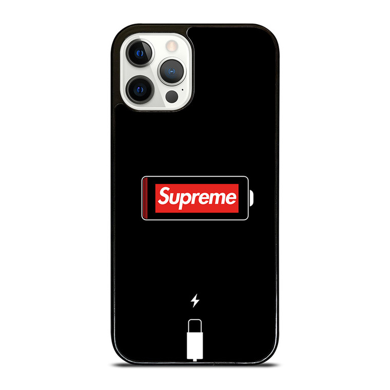 SUPREME PHONE LOW BATTERY iPhone 12 Pro Case Cover