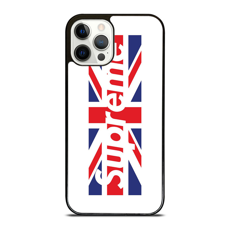 SUPREME UNITED KINGDOM FLAG iPhone 12 Pro Case Cover