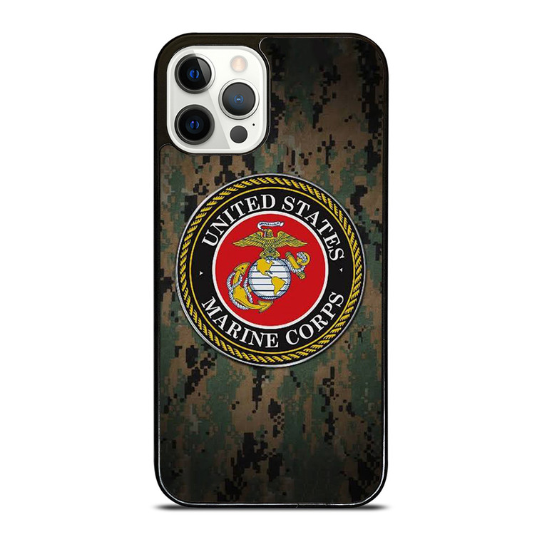 USMC MARINE CAMO iPhone 12 Pro Case Cover