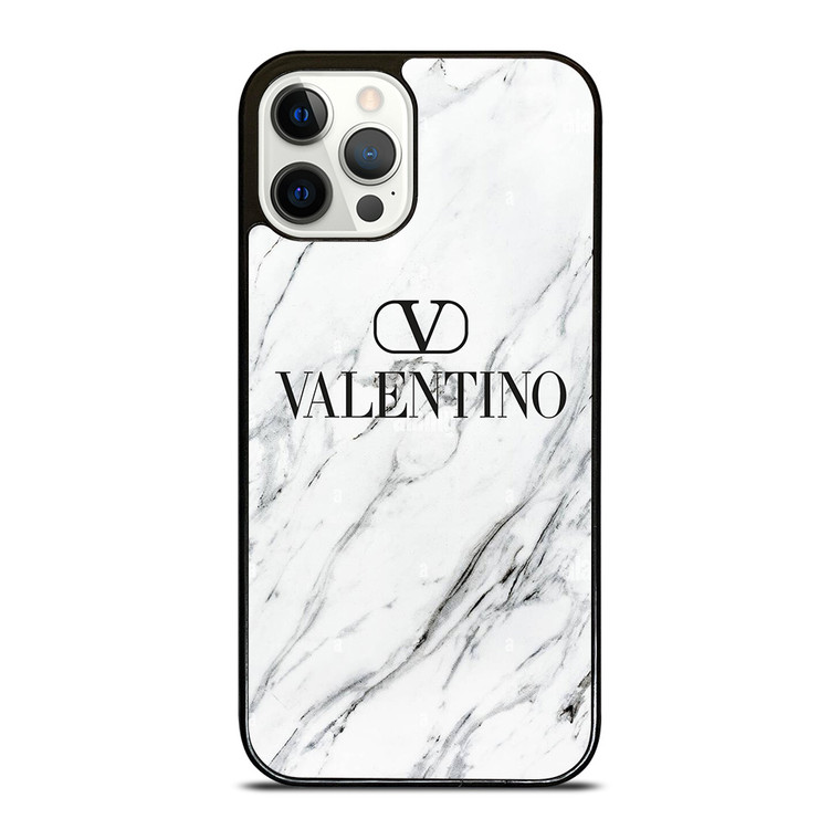 VALENTINO LOGO MARBLE iPhone 12 Pro Case Cover