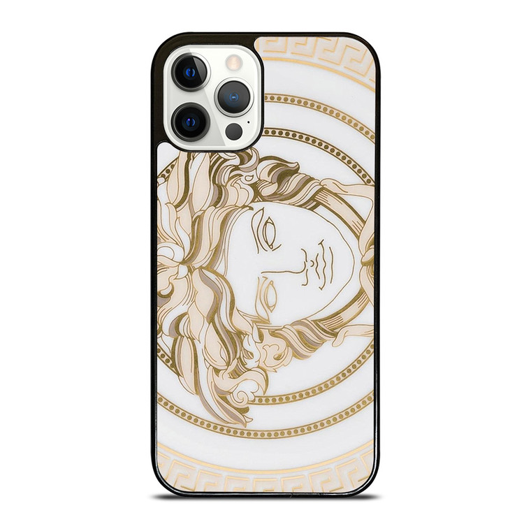 VERSACE MEDUSA GOLDEN EMBLEM iPhone 12 Pro Case Cover