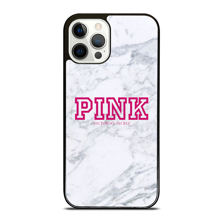 VICTORIA'S SECRET PINK MARBLE iPhone 12 Pro Case Cover