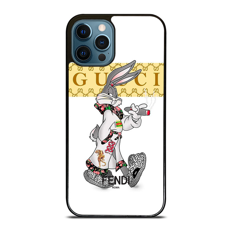 BUGS BUNNY GUCCI FENDI ROMA LOGO iPhone 12 Pro Max Case Cover