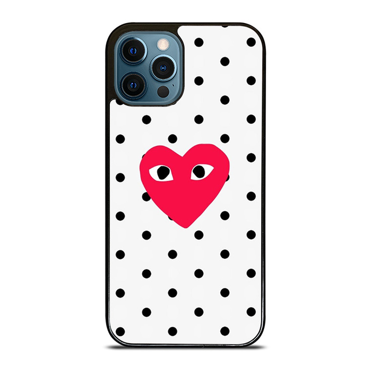 COMME DES GARCONS POLKADOT iPhone 12 Pro Max Case Cover COMME DES GARCONS POLKADOT iPhone 12 Pro Max Case Cover