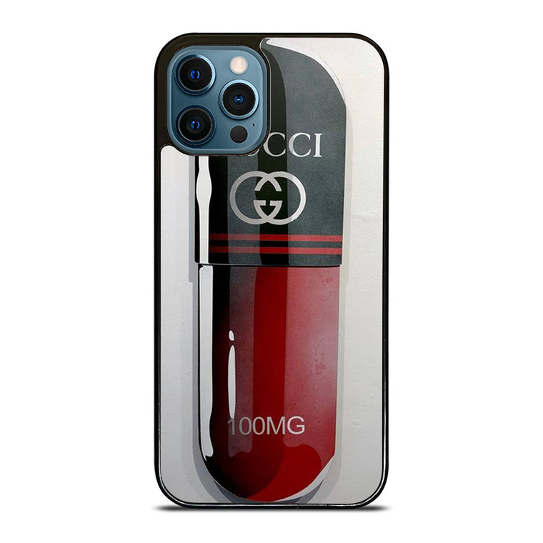 GUCCI LOGO 100 MG DRUGS ICON iPhone 12 Pro Max Case Cover