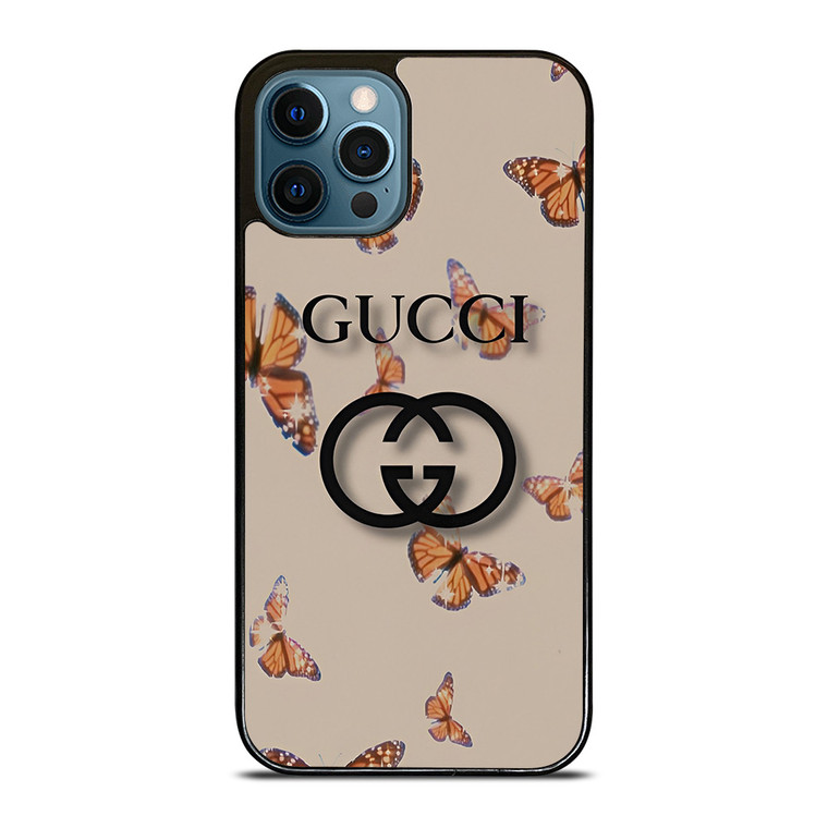 GUCCI LOGO BUTTERFLIES iPhone 12 Pro Max Case Cover