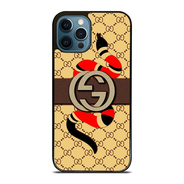 GUCCI LOGO CUTE SNAKE ICON iPhone 12 Pro Max Case Cover