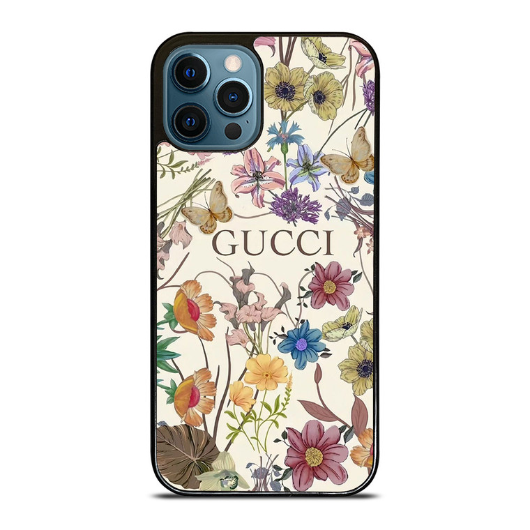 GUCCI LOGO FASHION FLOWERS iPhone 12 Pro Max Case Cover