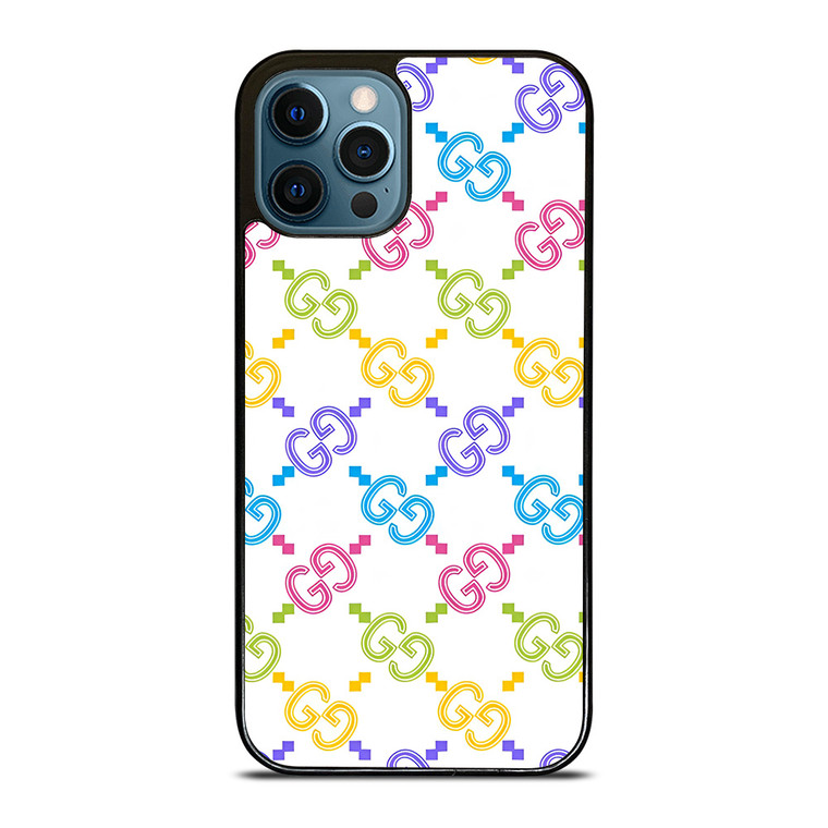 GUCCI LOGO RAINBOW ICON iPhone 12 Pro Max Case Cover