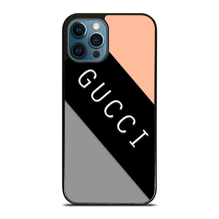 GUCCI LUXURY SLICED LOGO iPhone 12 Pro Max Case Cover