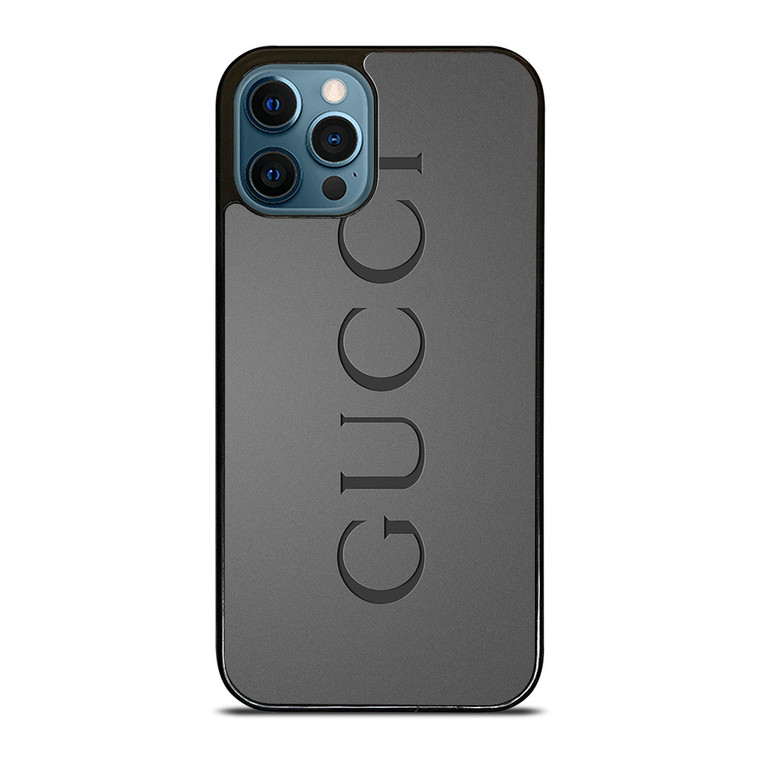 GUCCI METAL LOGO EMBLEM iPhone 12 Pro Max Case Cover