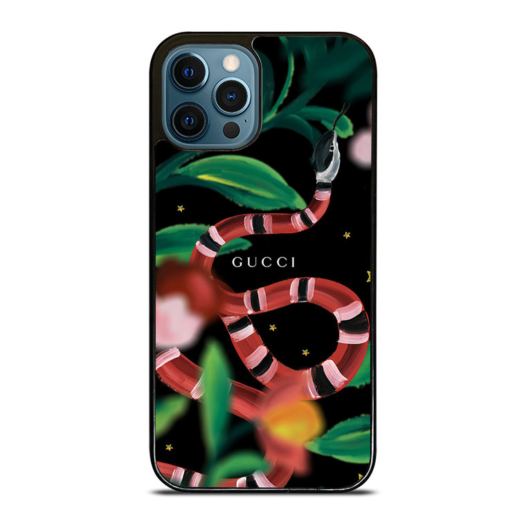 GUCCI SNAKE AND FLOWER iPhone 12 Pro Max Case Cover