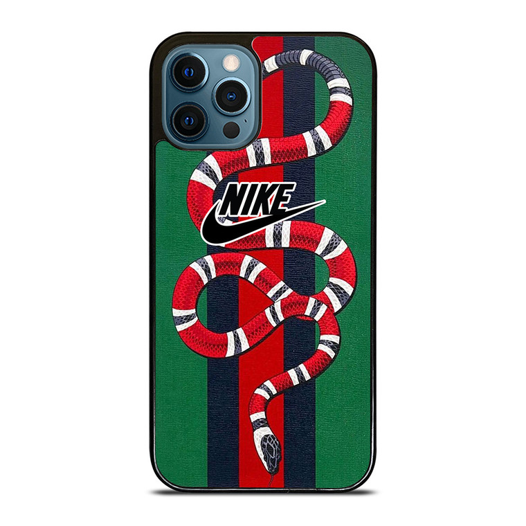 GUCCI SNAKE X NIKE LOGO ICON iPhone 12 Pro Max Case Cover