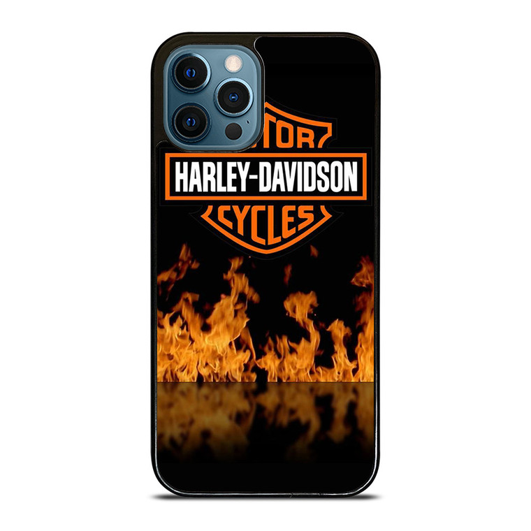 HARLEY DAVIDSON FIRE LOGO iPhone 12 Pro Max Case Cover