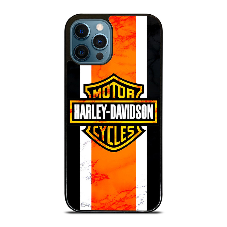 HARLEY DAVIDSON MARBLE LOGO iPhone 12 Pro Max Case Cover