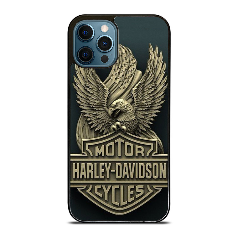 HARLEY DAVIDSON MOTORCYCLE EMBLEM iPhone 12 Pro Max Case Cover